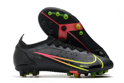 Nike Mercurial Vapor 14 Elite AG Low-Tops Football Boots - Black/Yellow/Pink