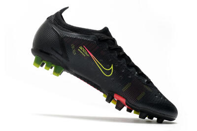 Nike Mercurial Vapor 14 Elite AG Low-Tops Football Boots - Black/Yellow/Pink