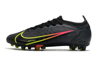 Nike Mercurial Vapor 14 Elite AG Low-Tops Football Boots - Black/Yellow/Pink