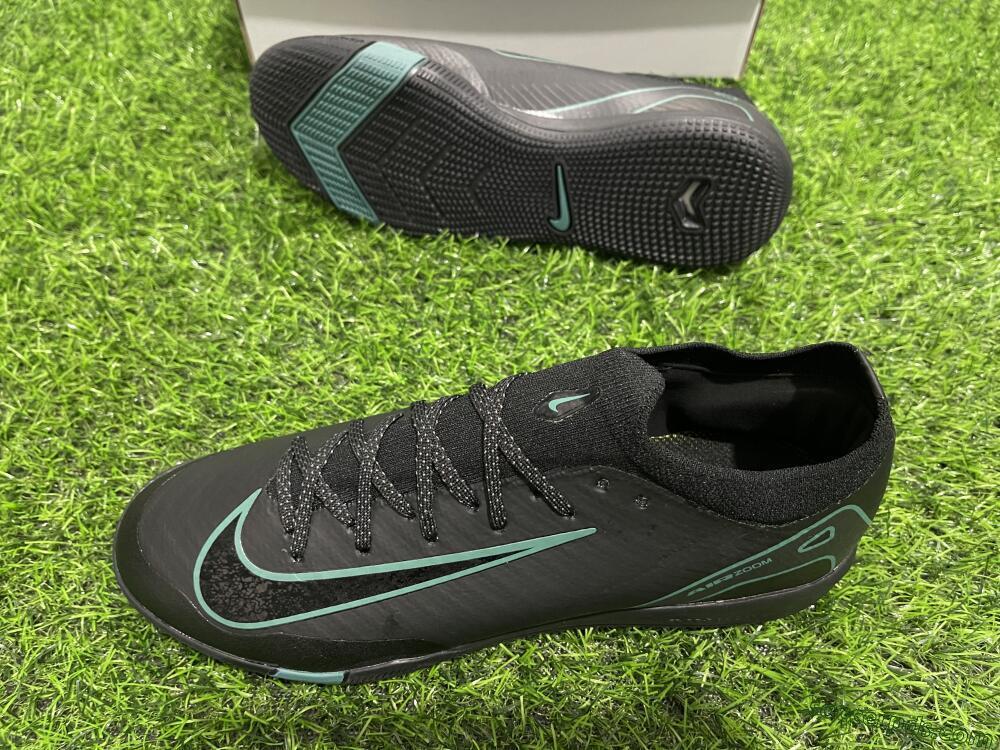 Nike Air Zoom Mercurial Vapor 16 Elite IC Low-Tops Football Shoes - Black/Blue/White