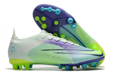 Nike Mercurial Vapor 14 Elite AG Low-Tops Football Boots - Jade/Yellow/Blue