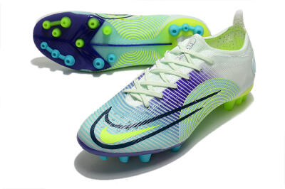 Nike Mercurial Vapor 14 Elite AG Low-Tops Football Boots - Jade/Yellow/Blue