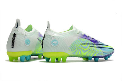 Nike Mercurial Vapor 14 Elite AG Low-Tops Football Boots - Jade/Yellow/Blue
