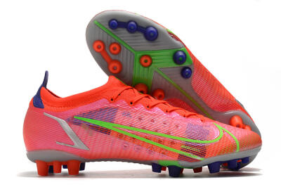Nike Mercurial Vapor 14 Elite AG Low-Tops Football Boots - Red/Yellow/Silver