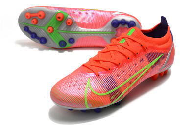 Nike Mercurial Vapor 14 Elite AG Low-Tops Football Boots - Red/Yellow/Silver