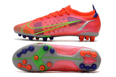 Nike Mercurial Vapor 14 Elite AG Low-Tops Football Boots - Red/Yellow/Silver