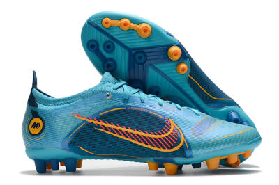 Nike Mercurial Vapor 14 Elite AG Low-Tops Football Boots - Blue/Yellow/Red