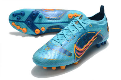 Nike Mercurial Vapor 14 Elite AG Low-Tops Football Boots - Blue/Yellow/Red