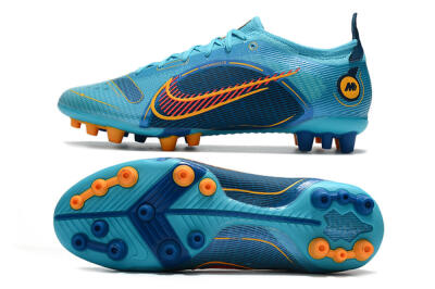 Nike Mercurial Vapor 14 Elite AG Low-Tops Football Boots - Blue/Yellow/Red