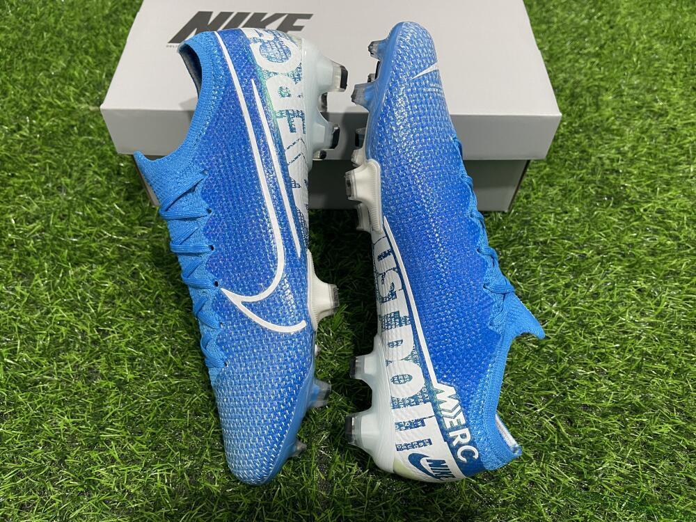 Nike Mercurial Vapor 13 Elite FG Low-Tops Football Boots - Blue/White