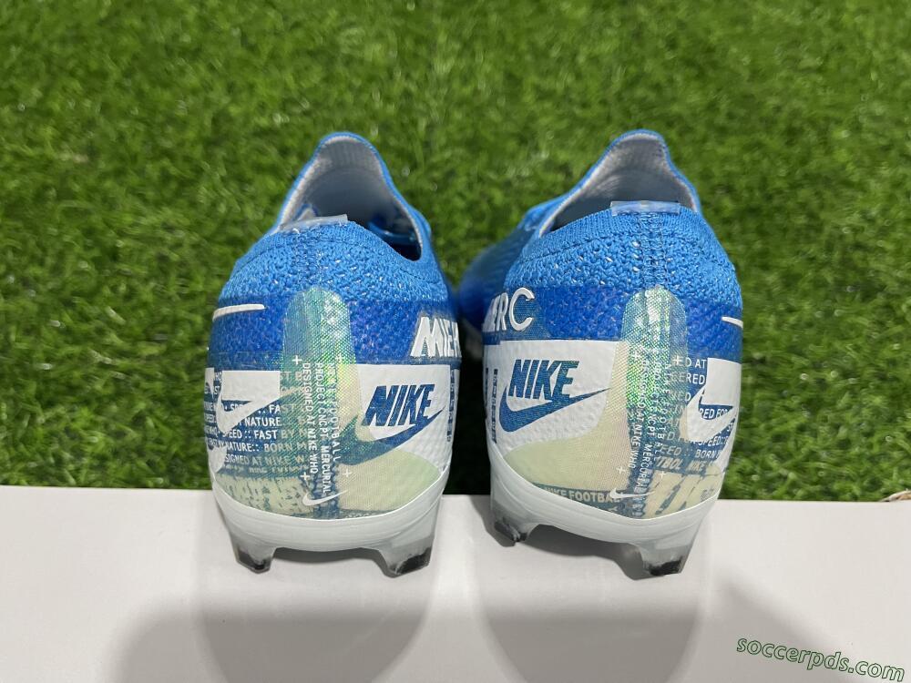 Nike Mercurial Vapor 13 Elite FG Low-Tops Football Boots - Blue/White