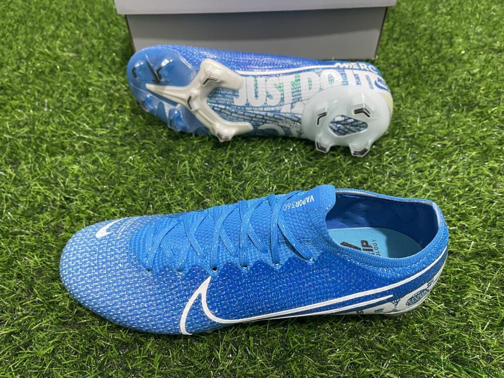 Nike Mercurial Vapor 13 Elite FG Low-Tops Football Boots - Blue/White