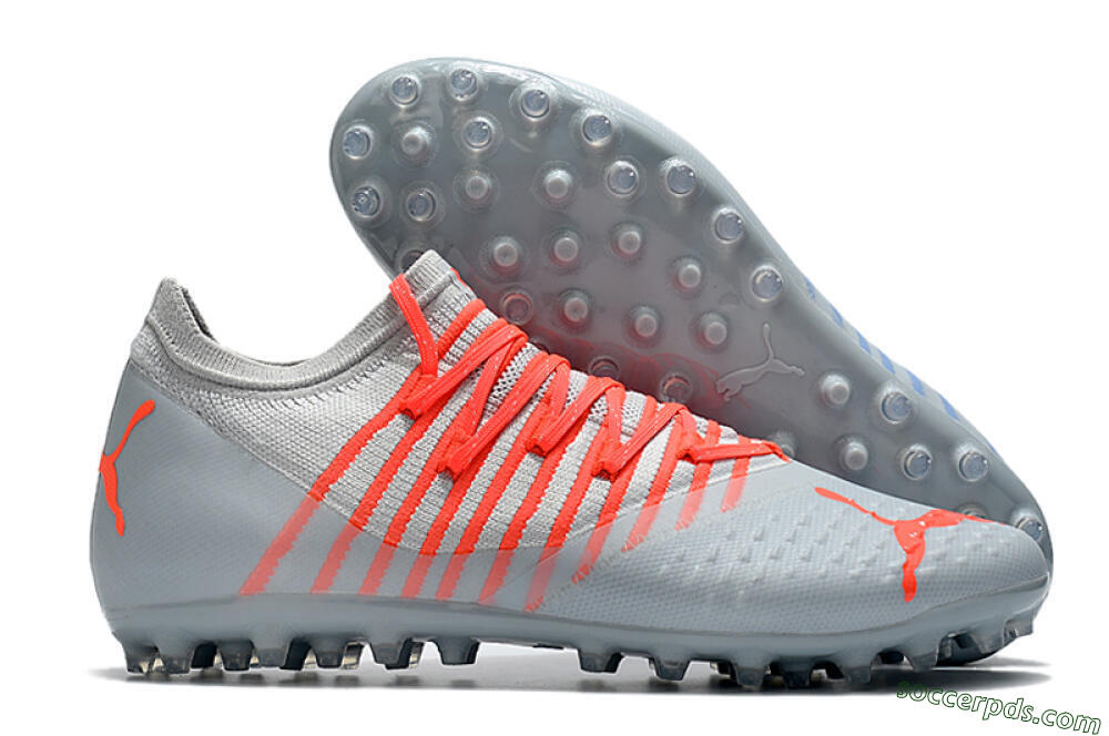 Puma Future Z 1.1 AG Low-Tops Football Boots - Grey/Blue 1