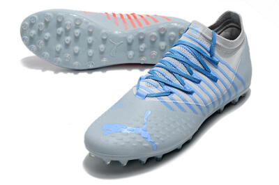 Puma Future Z 1.1 AG Low-Tops Football Boots - Grey/Blue