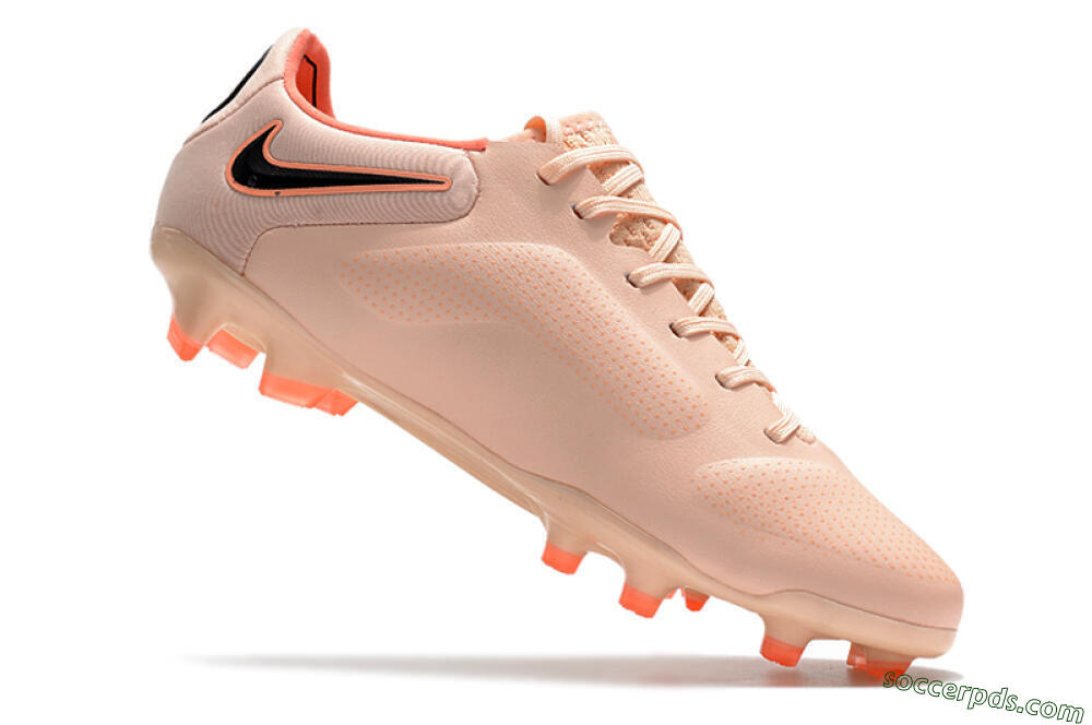 Nike Tiempo Legend 9 Elite FG Low-Tops Football Boots - Pink/Yellow/Black 4