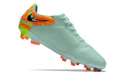 Nike Tiempo Legend 9 Elite FG Low-Tops Football Boots - Jade/Yellow/Black