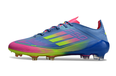 Adidas F50 Elite TF Low-Tops Football Shoes - Blue/Pink/Yellow