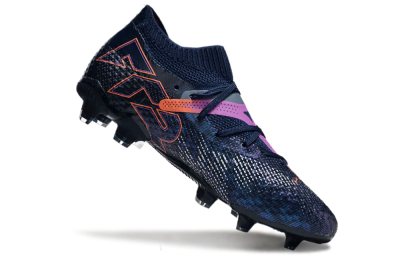 Puma Future Ultimate FG Low-Tops Football Boots - Blue/Pink/Yellow