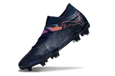 Puma Future Ultimate FG Low-Tops Football Boots - Blue/Pink/Yellow