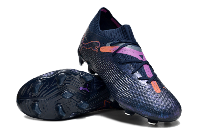 Puma Future Ultimate FG Low-Tops Football Boots - Blue/Pink/Yellow