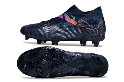 Puma Future Ultimate FG Low-Tops Football Boots - Blue/Pink/Yellow