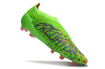 Adidas Predator Elite Laceless FG Low-Tops Football Boots - Yellow/Red/Purple