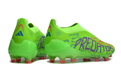 Adidas Predator Elite Laceless FG Low-Tops Football Boots - Yellow/Red/Purple