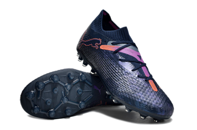 Puma Future Ultimate MG Low-Tops Football Boots - Blue/Pink/Yellow