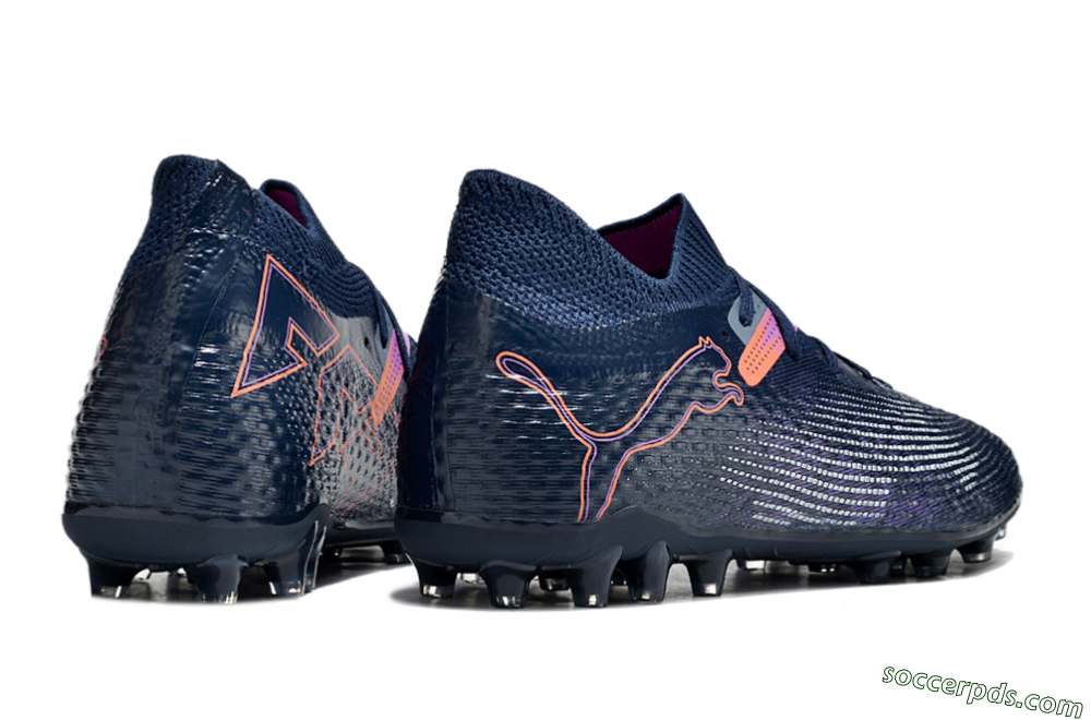 Puma Future Ultimate MG Low-Tops Football Boots - Blue/Pink/Yellow 6