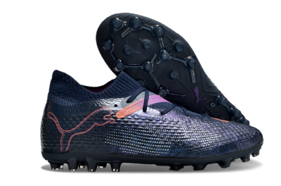 Puma Future Ultimate MG Low-Tops Football Boots - Blue/Pink/Yellow