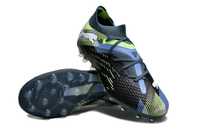 Puma Future Ultimate MG Low-Tops Football Boots - Black/Blue/Yellow