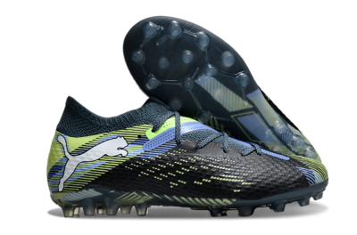 Puma Future Ultimate MG Low-Tops Football Boots - Black/Blue/Yellow