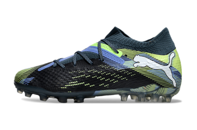 Puma Future Ultimate MG Low-Tops Football Boots - Black/Blue/Yellow