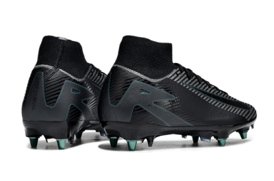 Nike Air Zoom Mercurial Superfly 10 Elite SG High-Tops Football Boots - Black/Jade