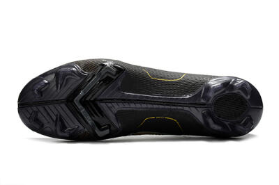 Nike Mercurial Superfly 8 Elite FG High-Tops Football Boots - Black/Gold/Silver