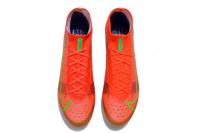 Nike Mercurial Superfly 8 Elite AG High-Tops Football Boots - Red/Yellow/Silver