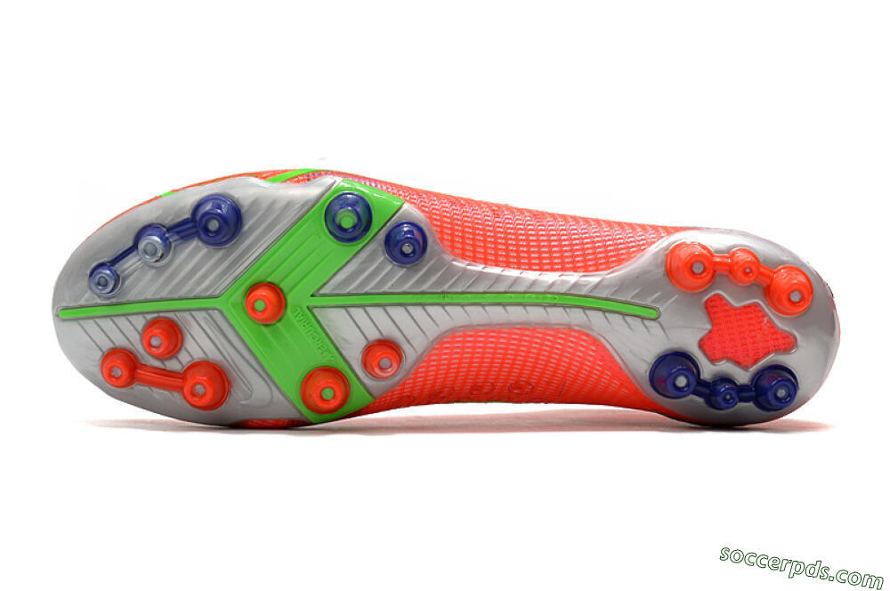 Nike Mercurial Superfly 8 Elite AG High-Tops Football Boots - Red/Yellow/Silver 6