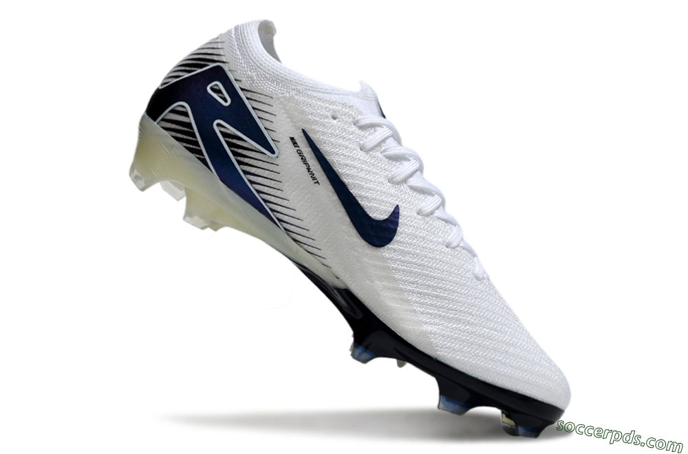 Nike Air Zoom Mercurial Vapor 16 Elite FG Low-Tops Football Boots - White/Blue 4