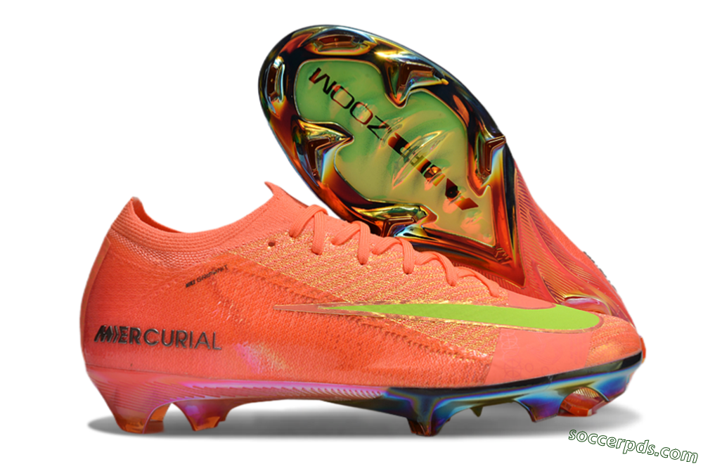 Nike Air Zoom Mercurial Vapor 16 Elite FG Low-Tops Football Boots - Orange/Yellow/Black 1
