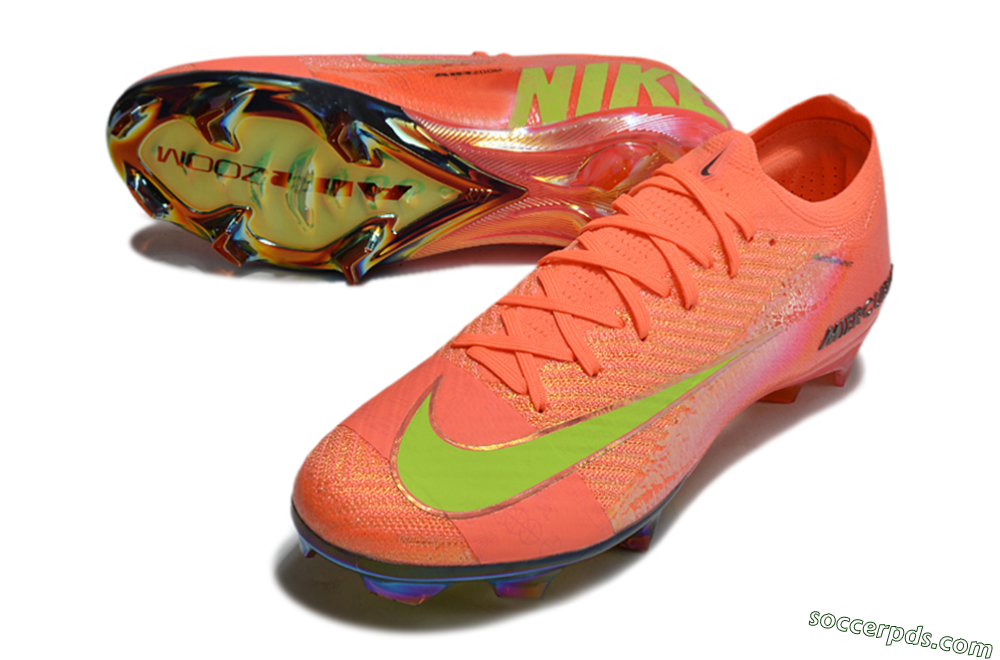Nike Air Zoom Mercurial Vapor 16 Elite FG Low-Tops Football Boots - Orange/Yellow/Black 3