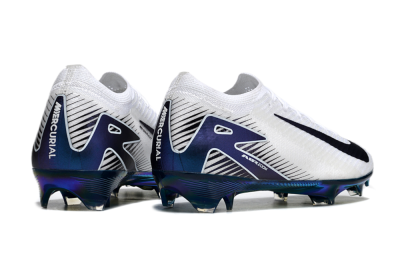 Nike Air Zoom Mercurial Vapor 16 Elite FG Low-Tops Football Boots - White/Blue/Gold