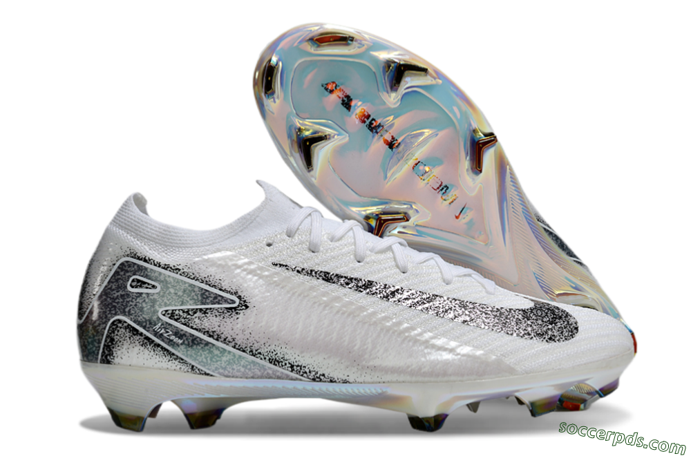 Nike Air Zoom Mercurial Vapor 16 Elite FG Low-Tops Football Boots - White/Black/Grey 1