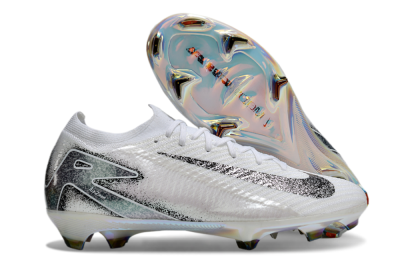 Nike Air Zoom Mercurial Vapor 16 Elite FG Low-Tops Football Boots - White/Black/Grey