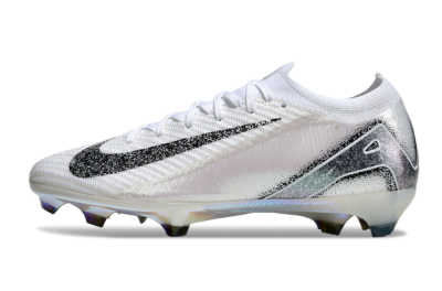 Nike Air Zoom Mercurial Vapor 16 Elite FG Low-Tops Football Boots - White/Black/Grey