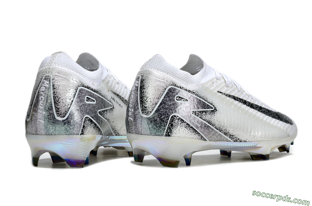 Nike Air Zoom Mercurial Vapor 16 Elite FG Low-Tops Football Boots - White/Black/Grey 6