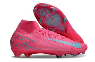 Nike Air Zoom Mercurial Superfly 16 Elite FG High-Tops Football Boots - Pink/Mint