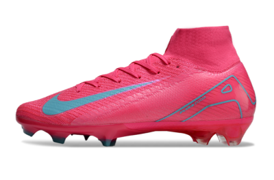 Nike Air Zoom Mercurial Superfly 16 Elite FG High-Tops Football Boots - Pink/Mint