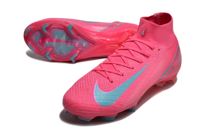 Nike Air Zoom Mercurial Superfly 16 Elite FG High-Tops Football Boots - Pink/Mint