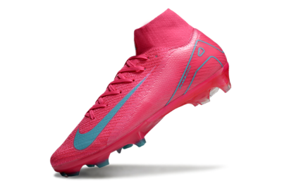 Nike Air Zoom Mercurial Superfly 16 Elite FG High-Tops Football Boots - Pink/Mint
