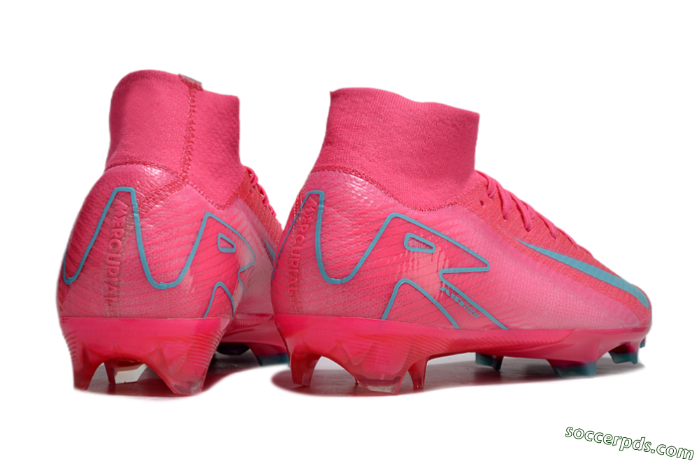 Nike Air Zoom Mercurial Superfly 16 Elite FG High-Tops Football Boots - Pink/Mint 0